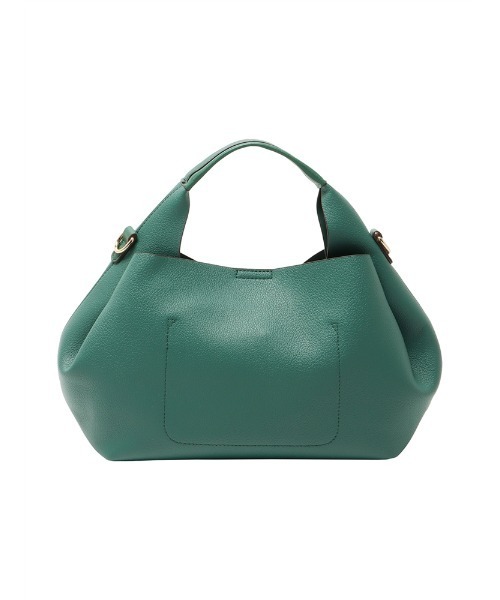 SUIT SQUARE（スーツスクエア）の「WEB限定 ハンドバッグ 型押しフェイクレザー（ハンドバッグ・レディース・アイボリー/ブラウン/グリーン・F）」の19枚目の写真