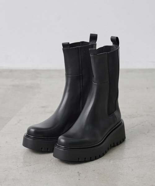 LIVETART（リヴェタート）の「《CORSO ROMA 9》サイドゴアブーツ（ブーツ・レディース・ブラック/ブラウン・39/35/36/37/38）」の4枚目の写真