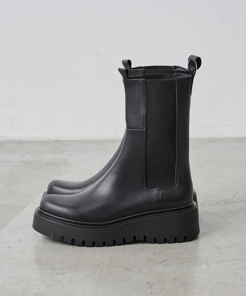 LIVETART（リヴェタート）の「《CORSO ROMA 9》サイドゴアブーツ（ブーツ・レディース・ブラック/ブラウン・39/35/36/37/38）」の5枚目の写真