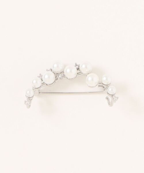 セール】【resonance】月モチーフ パール ブローチ【オケージョン  