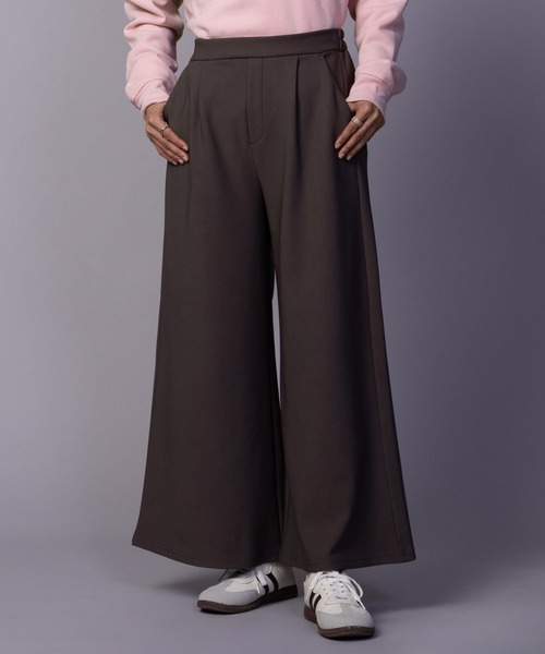 NAVY（ネイビー）の「【ｎAvy】裏側フリース ボンディングワイドテーパードパンツ（その他パンツ・レディース・ブラック/ネイビー/オレンジ/チャコール・M/L）」の21枚目の写真
