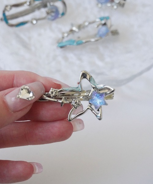 Port（ポート）の「【 Port / ポート 】 シルバー × ブルー デザイン ミニ ヘアクリップ #（ヘアピン・レディース・シルバー/シルバー系その他/シルバー系その他4/シルバー系その他5/シルバー系その他2/シルバー系その他3・FREE）」の12枚目の写真