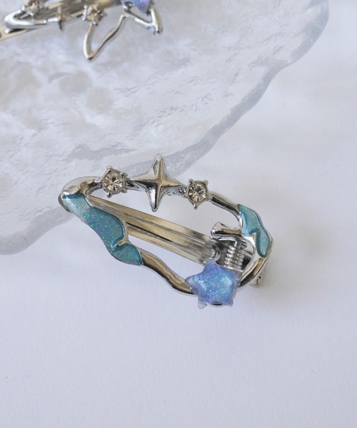 Port（ポート）の「【 Port / ポート 】 シルバー × ブルー デザイン ミニ ヘアクリップ #（ヘアピン・レディース・シルバー/シルバー系その他/シルバー系その他4/シルバー系その他5/シルバー系その他2/シルバー系その他3・FREE）」の14枚目の写真