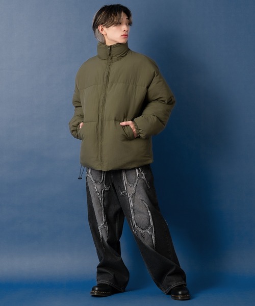 improves（インプローブス）の「ポリダウン パデッドジャケット（ブルゾン・メンズ・ホワイト/ブラック/カーキ・SMALL/MEDIUM/LARGE）」の6枚目の写真