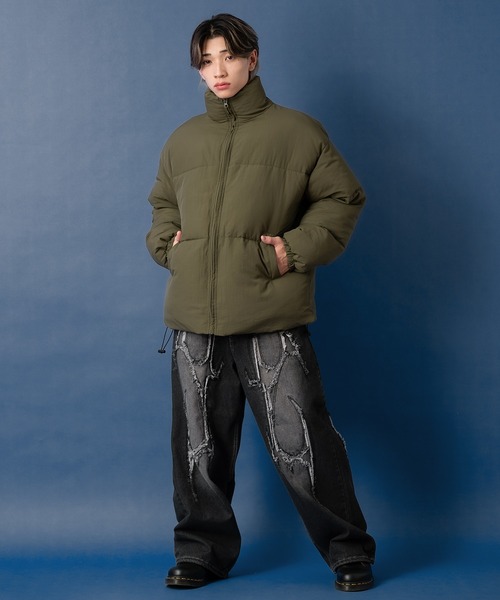 improves（インプローブス）の「ポリダウン パデッドジャケット（ブルゾン・メンズ・ホワイト/ブラック/カーキ・SMALL/MEDIUM/LARGE）」の7枚目の写真