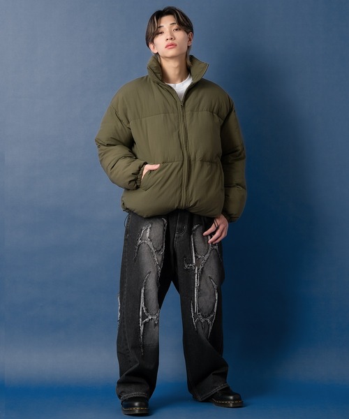 improves（インプローブス）の「ポリダウン パデッドジャケット（ブルゾン・メンズ・ホワイト/ブラック/カーキ・SMALL/MEDIUM/LARGE）」の9枚目の写真