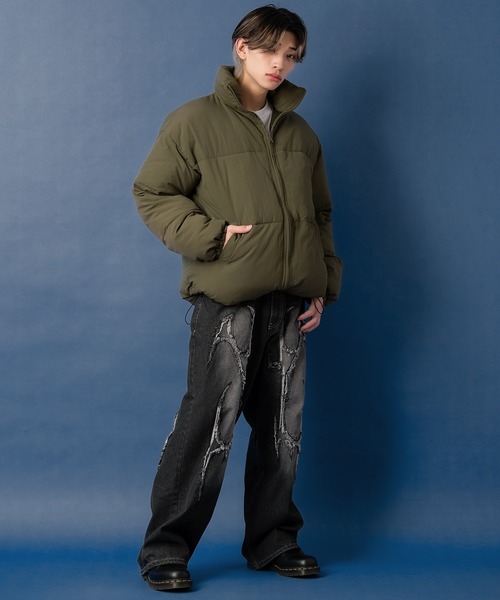 improves（インプローブス）の「ポリダウン パデッドジャケット（ブルゾン・メンズ・ホワイト/ブラック/カーキ・SMALL/MEDIUM/LARGE）」の11枚目の写真