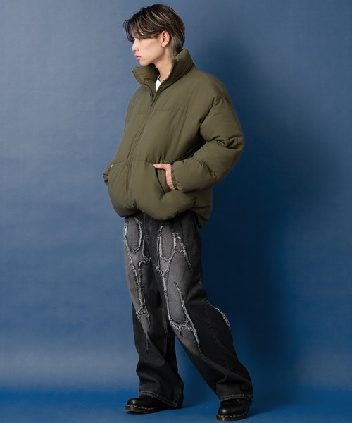 improves（インプローブス）の「ポリダウン パデッドジャケット（ブルゾン・メンズ・ホワイト/ブラック/カーキ・SMALL/MEDIUM/LARGE）」の12枚目の写真