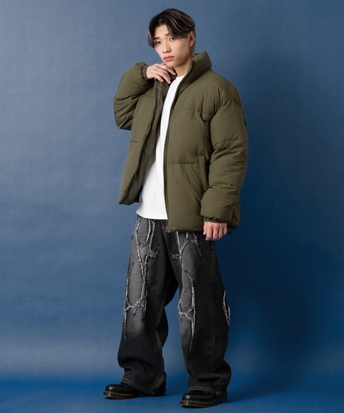 improves（インプローブス）の「ポリダウン パデッドジャケット（ブルゾン・メンズ・ホワイト/ブラック/カーキ・SMALL/MEDIUM/LARGE）」の13枚目の写真