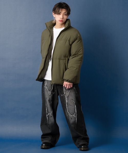 improves（インプローブス）の「ポリダウン パデッドジャケット（ブルゾン・メンズ・ホワイト/ブラック/カーキ・SMALL/MEDIUM/LARGE）」の17枚目の写真