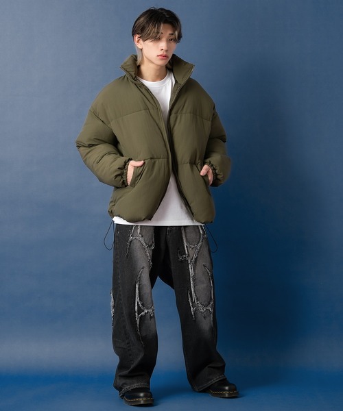 improves（インプローブス）の「ポリダウン パデッドジャケット（ブルゾン・メンズ・ホワイト/ブラック/カーキ・SMALL/MEDIUM/LARGE）」の19枚目の写真