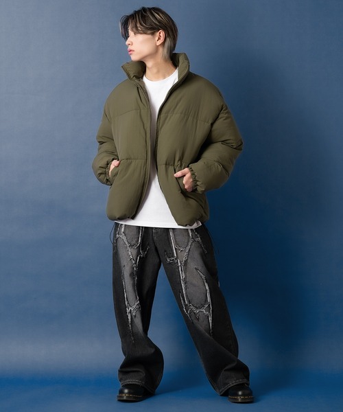 improves（インプローブス）の「ポリダウン パデッドジャケット（ブルゾン・メンズ・ホワイト/ブラック/カーキ・SMALL/MEDIUM/LARGE）」の21枚目の写真