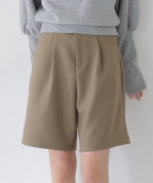 CLEIO（クレイオ）の「【CLEIO】ベルト付き　ハイウエストショートタックパンツ（その他パンツ・レディース・モカ/ベージュ/チャコールグレー/アイボリー/ブラック・FREE）」の5枚目の写真