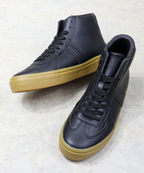 GERMAN TRAINER(ジャーマントレーナー)の「AAA+/クラシックハイカットスニーカー(2428)(スニーカー・メンズ・ホワイト/ブラック/ブラック系その他/ホワイト系その他・36/37/39/40/41/42/43/45/38/44)」の4枚目の写真