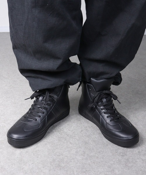 GERMAN TRAINER(ジャーマントレーナー)の「AAA+/クラシックハイカットスニーカー(2428)(スニーカー・メンズ・ホワイト/ブラック/ブラック系その他/ホワイト系その他・36/37/39/40/41/42/43/45/38/44)」の15枚目の写真