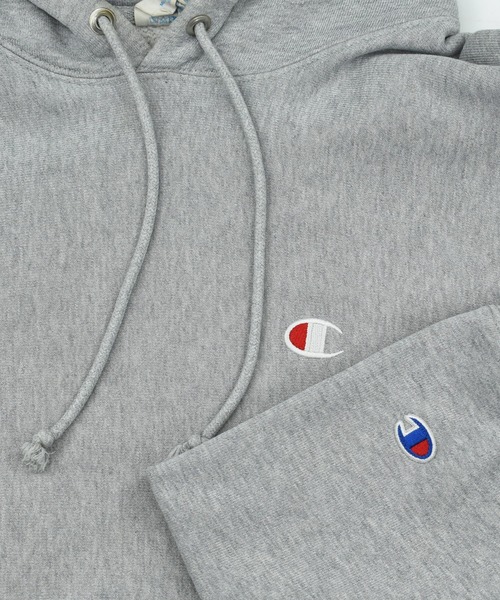 Champion（チャンピオン）の「【ヴィンテージ古着】Champion リバースウィーブ 目つき プルオーバーパーカー（パーカー・メンズ・グレー・LARGE）」の8枚目の写真