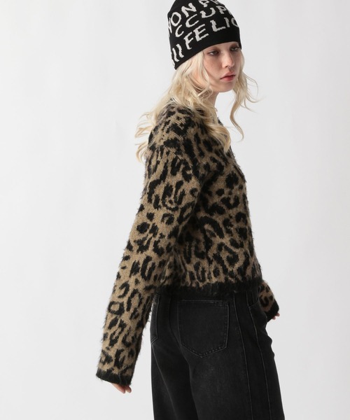 FOREVER 21(フォーエバー トゥエンティーワン)の「【2025SS】レオパードニットカーディガン(カーディガン/ボレロ・レディース・グレー/ベージュ・FREE)」の7枚目の写真