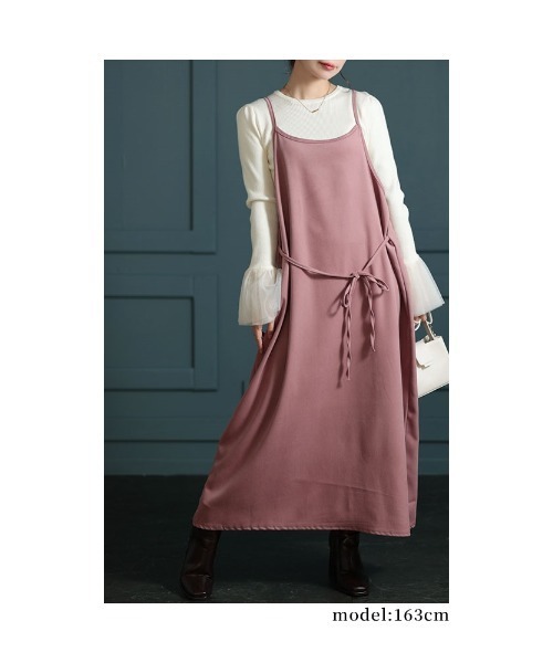 Sawa a la mode(サワアラモード)の「キャミソールワンピース(ワンピース・レディース・ブラック/ピンク・FREE)」の19枚目の写真