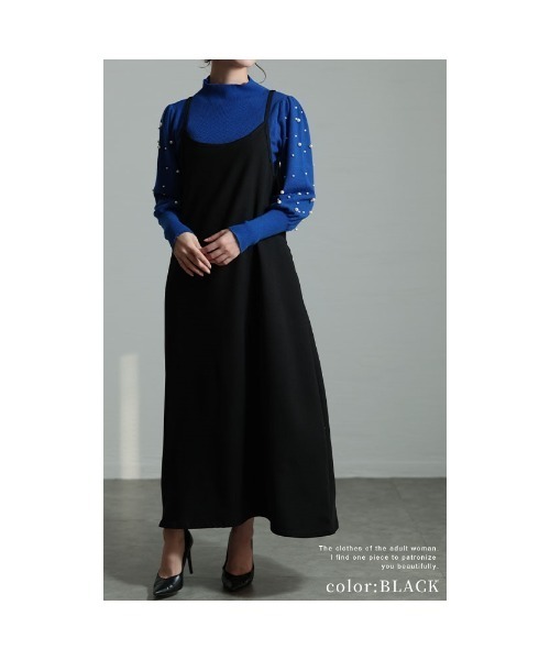 Sawa a la mode(サワアラモード)の「キャミソールワンピース(ワンピース・レディース・ブラック/ピンク・FREE)」の15枚目の写真