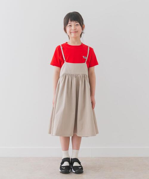 URBAN RESEARCH DOORS(アーバンリサーチドアーズ)の「キャミソールジャンパースカート(KIDS)(ワンピース・キッズ・ブラック/ベージュ・135/120/105)」の3枚目の写真