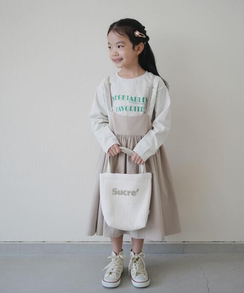 URBAN RESEARCH DOORS(アーバンリサーチドアーズ)の「キャミソールジャンパースカート(KIDS)(ワンピース・キッズ・ブラック/ベージュ・135/120/105)」の7枚目の写真