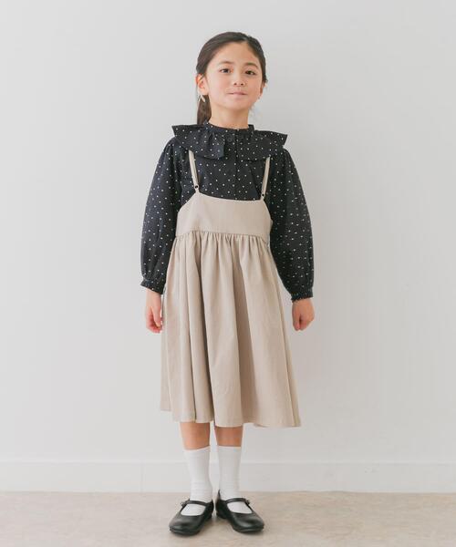 URBAN RESEARCH DOORS(アーバンリサーチドアーズ)の「キャミソールジャンパースカート(KIDS)(ワンピース・キッズ・ブラック/ベージュ・135/120/105)」の11枚目の写真