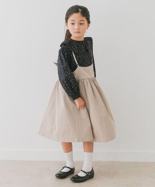 URBAN RESEARCH DOORS(アーバンリサーチドアーズ)の「キャミソールジャンパースカート(KIDS)(ワンピース・キッズ・ブラック/ベージュ・135/120/105)」の13枚目の写真