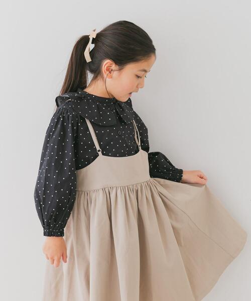 URBAN RESEARCH DOORS(アーバンリサーチドアーズ)の「キャミソールジャンパースカート(KIDS)(ワンピース・キッズ・ブラック/ベージュ・135/120/105)」の15枚目の写真