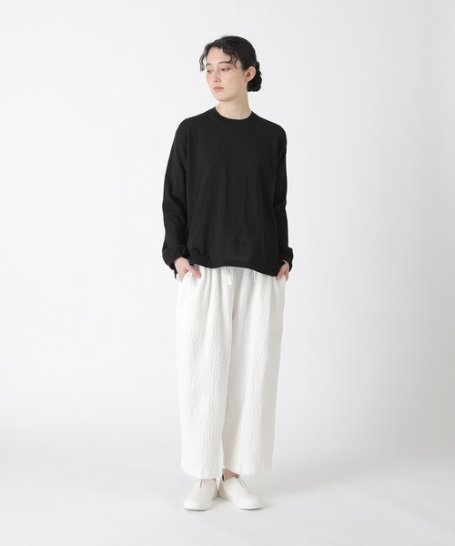 Plantation(プランテーション)の「BIZENシュリンクデニム / パンツ / (O)(その他パンツ・レディース・ネイビー/ブルー/ホワイト・M size)」の12枚目の写真