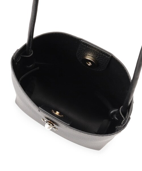 index（インデックス）の「【クリアポケット付】フラワーパーツ合皮ミニショルダーバッグ（ショルダーバッグ・レディース・グレー/ブラック/ベージュ・00）」の18枚目の写真