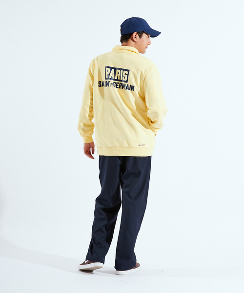 すぐ届く【NIKE】PSG 襟付き ハーフジップスウェット ベージュ NIKE / ナイキ】 PSG M NK DF STRK SS TOP K HJ7758（Tシャツ