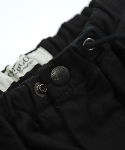 OMNIGOD（オムニゴッド）の「[OMNIGOD womens / オムニゴッド] リップストップ ミリタリーオーバーパンツ（カーゴパンツ・レディース・ブラック・0/1）」の15枚目の写真