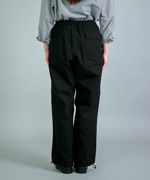 OMNIGOD（オムニゴッド）の「[OMNIGOD womens / オムニゴッド] リップストップ ミリタリーオーバーパンツ（カーゴパンツ・レディース・ブラック・0/1）」の7枚目の写真