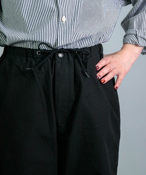 OMNIGOD（オムニゴッド）の「[OMNIGOD womens / オムニゴッド] リップストップ ミリタリーオーバーパンツ（カーゴパンツ・レディース・ブラック・0/1）」の8枚目の写真