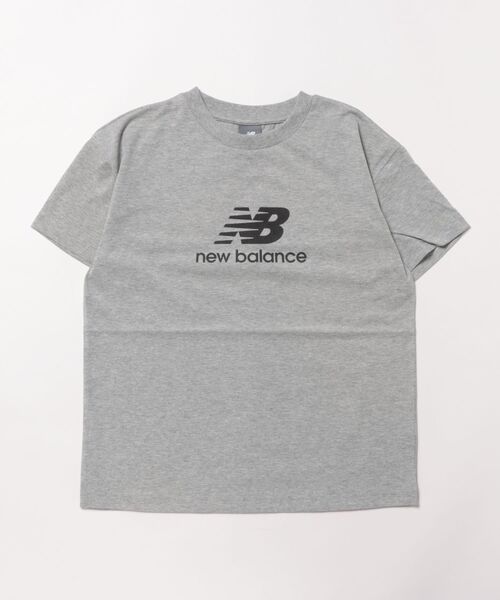 NEW BALANCE(ニューバランス)の「《New Balance》ABT55541(Tシャツ/カットソー・キッズ・ヘザーグレー/ブラック/ブラウン系その他/グリーン系その他・130/140/150/160)」の3枚目の写真