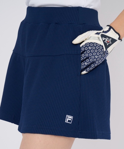 FILA GOLF(フィラゴルフ )の「スカート見えキュロットパンツ(インナーパンツ一体型) (その他パンツ・レディース・ライム/ホワイト/ネイビー・SMALL/MEDIUM/LARGE)」の12枚目の写真