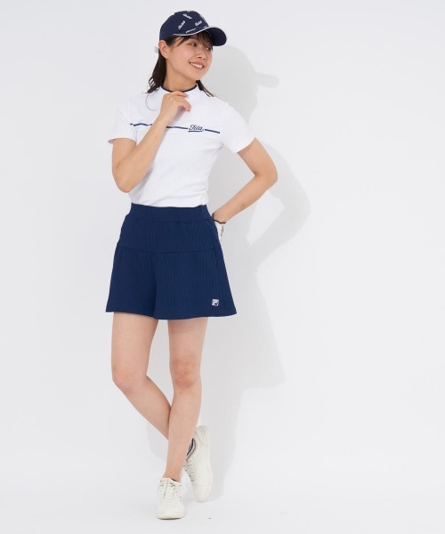 FILA GOLF(フィラゴルフ )の「スカート見えキュロットパンツ(インナーパンツ一体型) (その他パンツ・レディース・ライム/ホワイト/ネイビー・SMALL/MEDIUM/LARGE)」の5枚目の写真