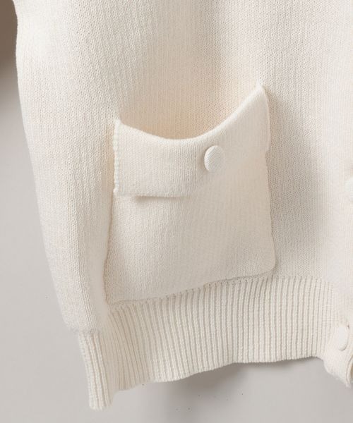 JEANASIS（ジーナシス）の「ショルダーパッドショートカーディガン/323174（カーディガン/ボレロ・レディース・ブルー系その他/アイボリー/ピンク/ブラック・FREE）」の11枚目の写真