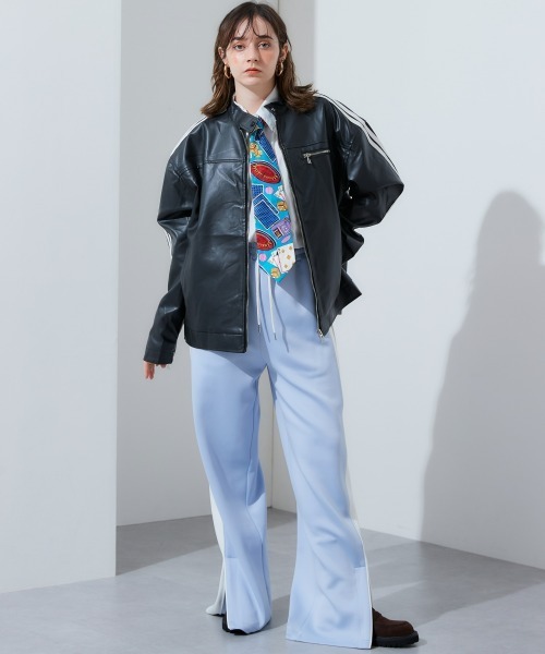 TTOL(トール)の「ルーズシルエット半袖シャツ(シャツ/ブラウス・レディース・オフホワイト/ピンク・FREE)」の21枚目の写真