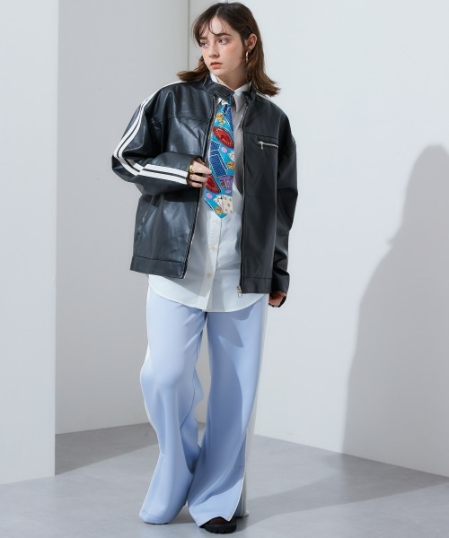 TTOL(トール)の「ルーズシルエット半袖シャツ(シャツ/ブラウス・レディース・オフホワイト/ピンク・FREE)」の22枚目の写真