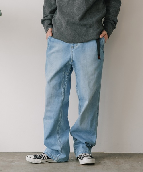 Gramicci（グラミチ）の「Gramicci/グラミチ STRETCH DENIM REGULAR FIT PANT ストレッチ デニムパンツ（デニムパンツ・メンズ・ワンウォッシュ/ダークブルー/ブルー・M/XL/L/S/2XL）」の4枚目の写真