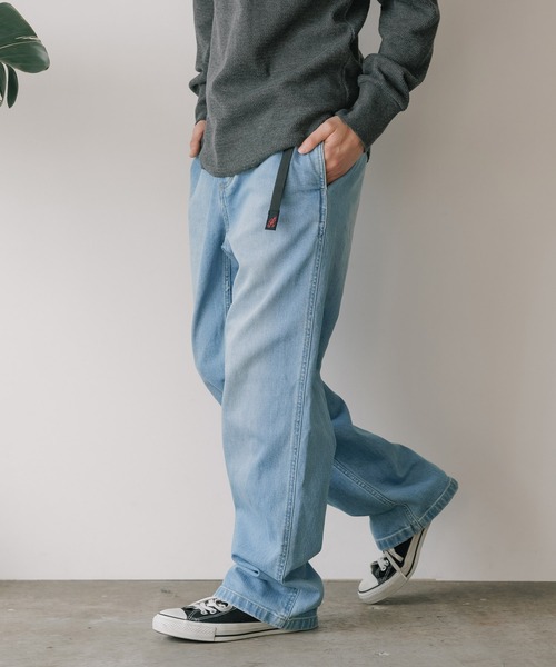 ✨美品✨ グラミチ エディフィス 別注 ストレッチ デニムパンツ 青 グラミチ デニムパンツ エディフィス417別注 S 濃紺 GMP-19S976