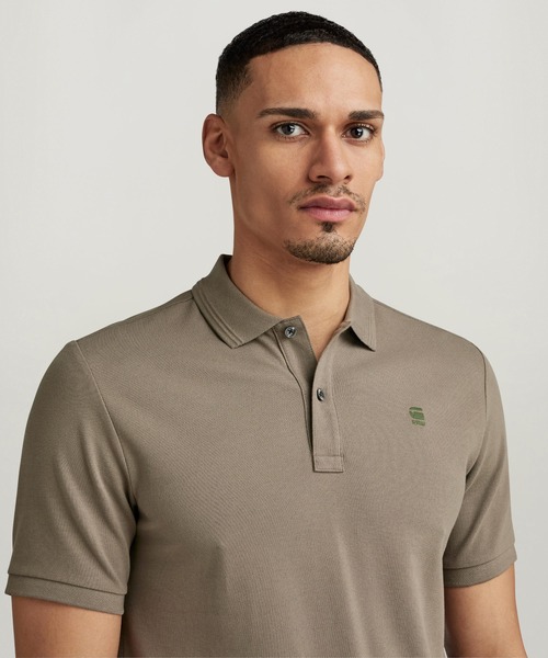 G-STAR RAW (ジースターロゥ) BOWLING POLO (ボーリング ポロ) サステナブル ルーズフィット ポロシャツ G-STAR RAW (ジースターロゥ) BOWLING POLO (ボーリング ポロ