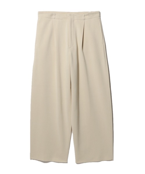 ESTNATION（エストネーション）の「ESTNATION / EIGHTEEN ミラノリブワイドパンツ（スラックス・メンズ・オフホワイト/ブラック・MEDIUM/LARGE/X-LARGE）」の15枚目の写真