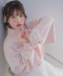 ems excite | レースリボントラックJK(Tシャツ/カットソー)