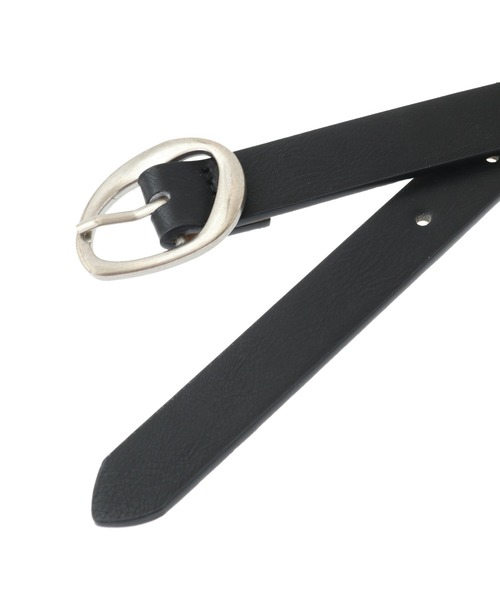 Green　Parks（グリーンパークス）の「ETS.クラフトテイストベルト（ベルト・レディース・ブラック/ベージュ・FREE）」の6枚目の写真
