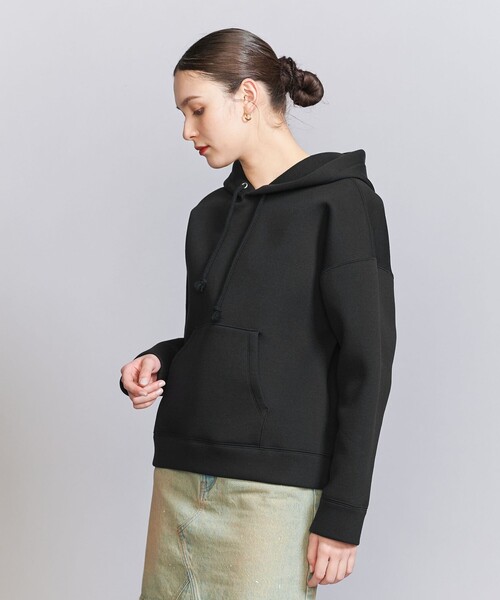 BEAUTY&YOUTH UNITED ARROWS（ビューティーアンドユースユナイテッドアローズ）の「コットンダンボール フーディ（パーカー・レディース・ライトグレー/ブラック・FREE）」の7枚目の写真