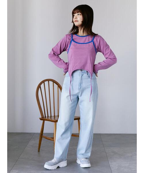 ehka sopo(エヘカソポ)の「ストラップスニーカー(スニーカー・レディース・ブラック/オフホワイト/グレー・M/L)」の14枚目の写真