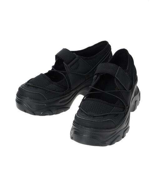 ehka sopo(エヘカソポ)の「ストラップスニーカー(スニーカー・レディース・ブラック/オフホワイト/グレー・M/L)」の15枚目の写真