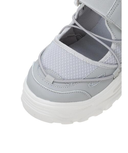 ehka sopo(エヘカソポ)の「ストラップスニーカー(スニーカー・レディース・ブラック/オフホワイト/グレー・M/L)」の21枚目の写真